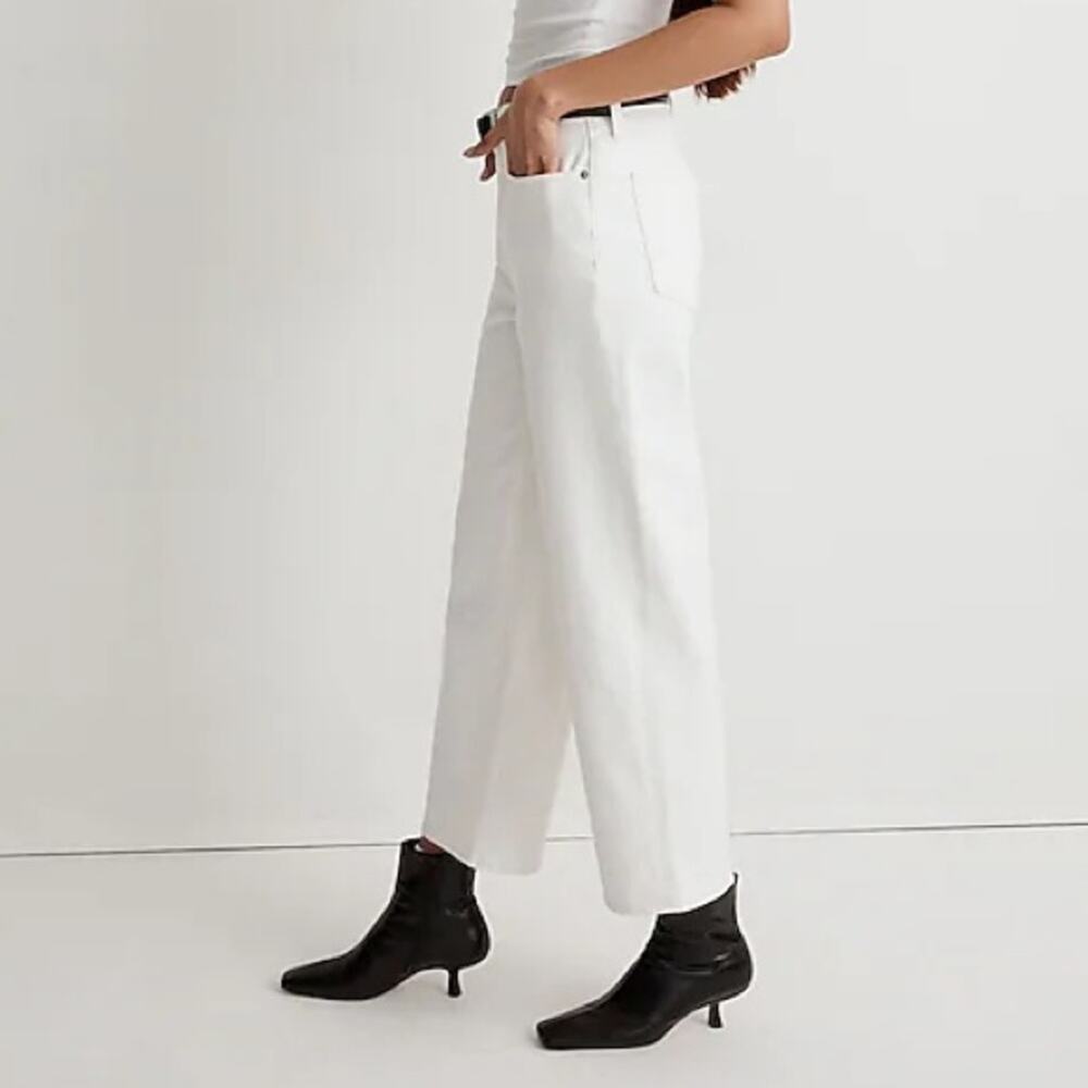 Madewell The Perfect Vintage Wide-Leg Crop Jean Women’s Sz 32 - Picture 3 of 11